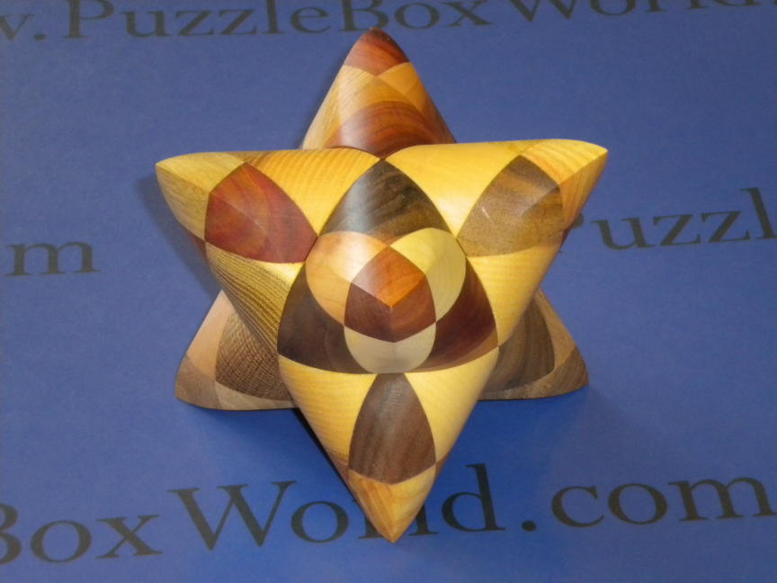 Dual Tetrahedron 3 Interlocking Puzzle VW