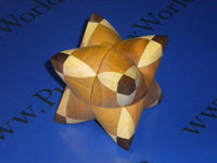 Dual Tetrahedron 3 Interlocking Puzzle CM