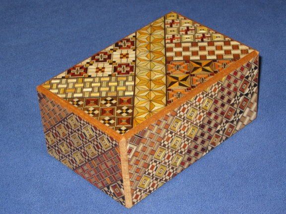 5 Sun 7 Step Yosegi Japanese Puzzle Box