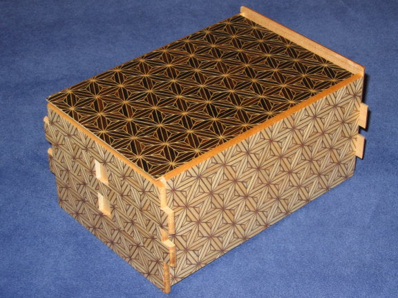 6 Sun 54 +1 Step 2C Yaeasa Japanese Puzzle Box By Mr. Yamanaka