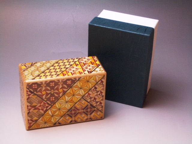 4 Sun 14 Step Yosegi Japanese Puzzle Box