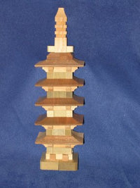 Medium Pagoda Castle Japanese Kumiki Puzzle