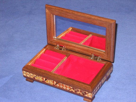 5.5 Sun Yosegi Zaiku Japanese Jewelry Box