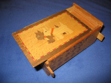 Vintage 4 Sun Mt. Fuji Zougan Japanese Puzzle Box