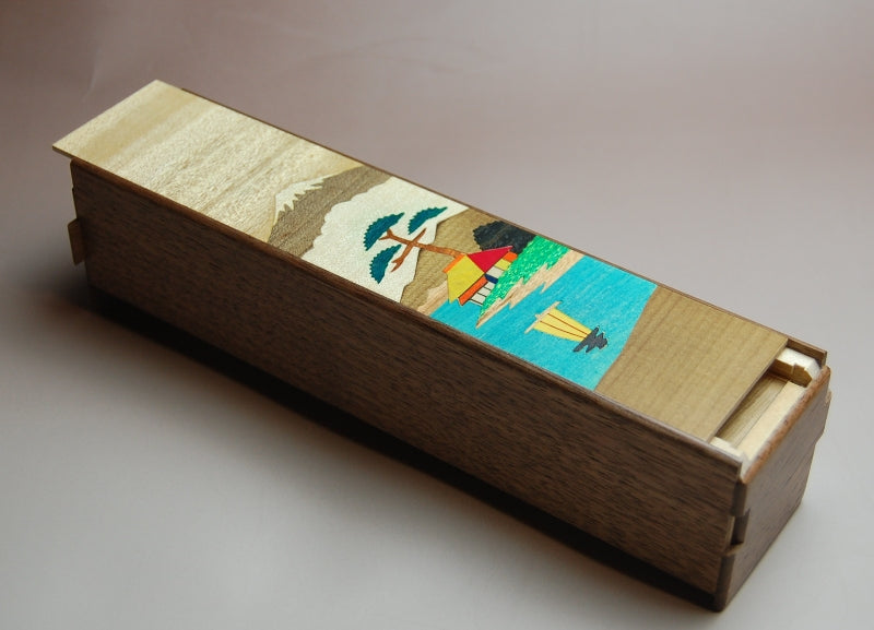 Limited Edition Sansui Zougan Japanese Secret Puzzle Box