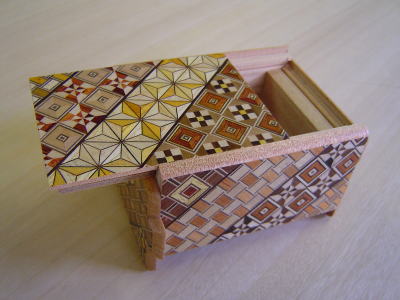 3 Sun 12 Step Yosegi Japanese Puzzle Box