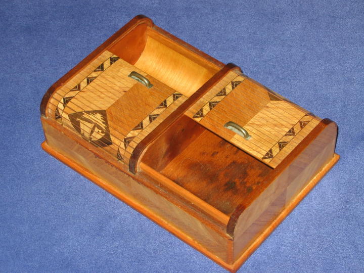 Vintage Japanese Roll Top Box 2