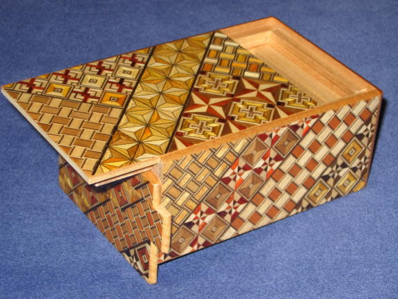 4 Sun 7 Step Yosegi Japanese Puzzle Box