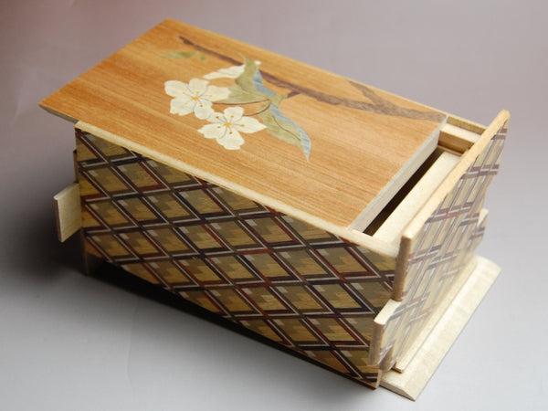 5 Sun 21 Step Sakura Japanese Puzzle Box – Puzzle Box World