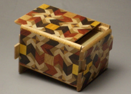 2 Sun 10 Step Mawariyabane Japanese Puzzle Box