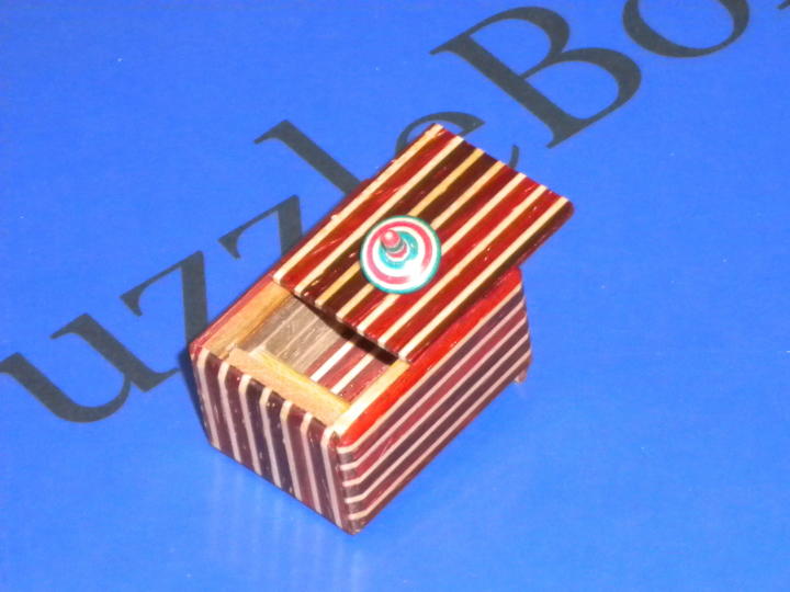 Mame 4 Step MUKU DK Striped Japanese Puzzle Box
