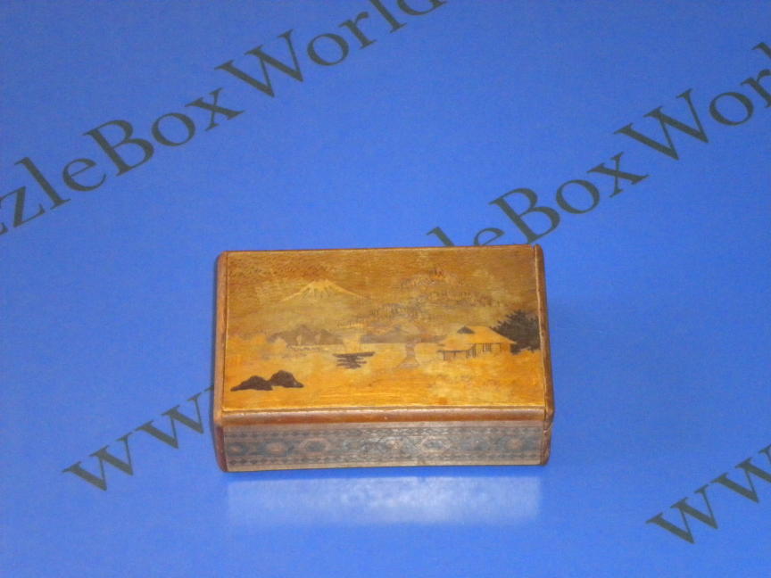 Vintage Rare 2 Step Japanese Puzzle Box