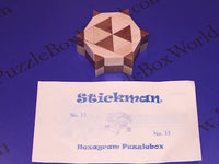 Hexagram Puzzle Box by Robert Yarger (Stickman Puzzles)