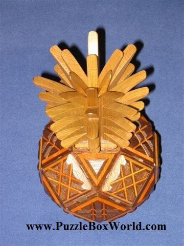 Pineapple Secret Puzzle Boxes by Hiroshi Iwahara