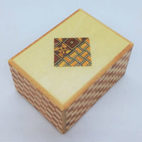 3 Sun 7 Step ONE POINT Yosegi Ichimatsu Japanese Puzzle Box