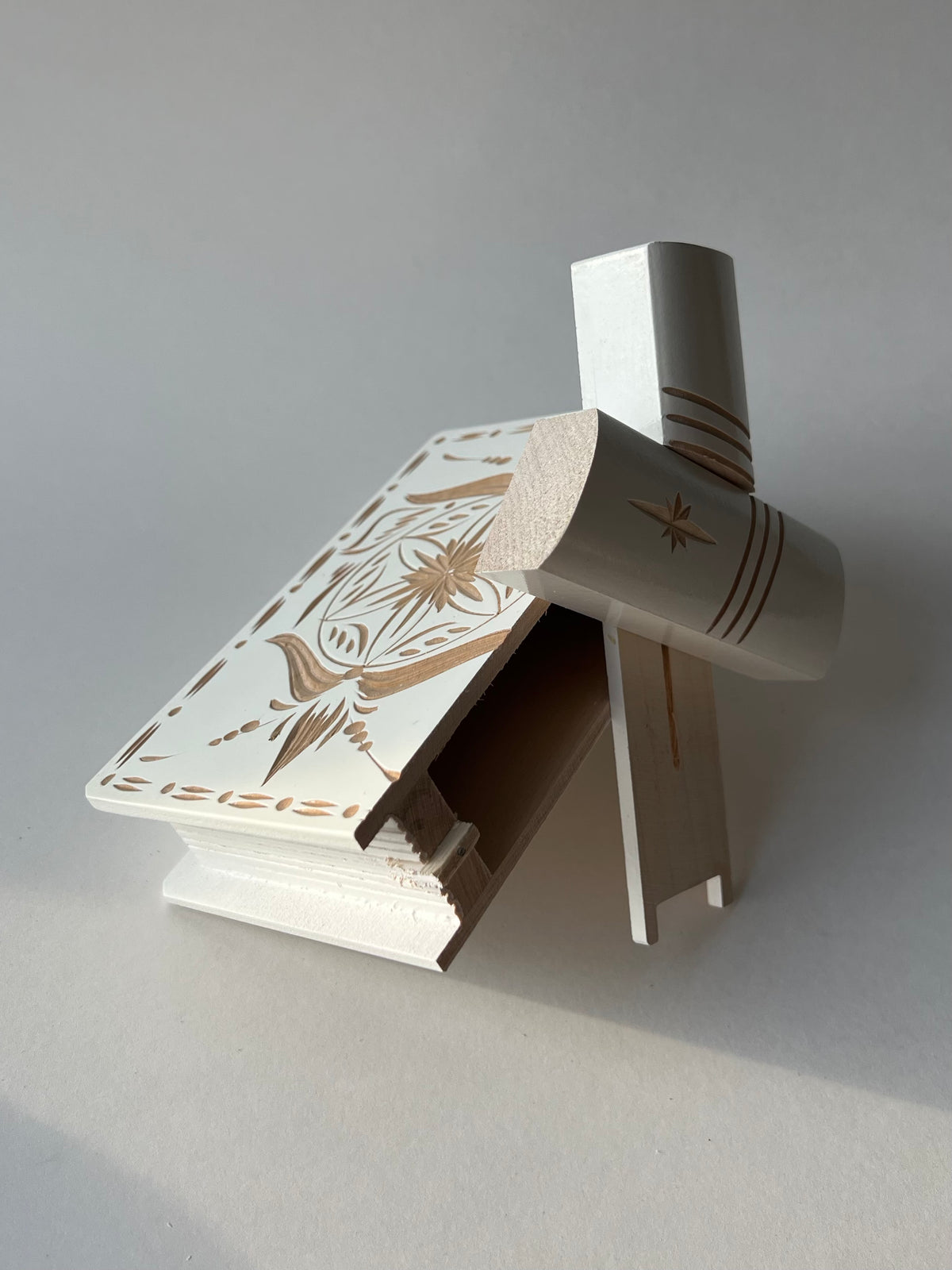 Transylvanian Secret Book Box (White)