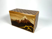 5 Sun 10 Step Kaminari Fuji  Japanese Puzzle Box  By Mr. Yamanaka