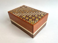 5 Sun 10 Step Yosegi/Natural Wood "Secret Drawer" Puzzle Box