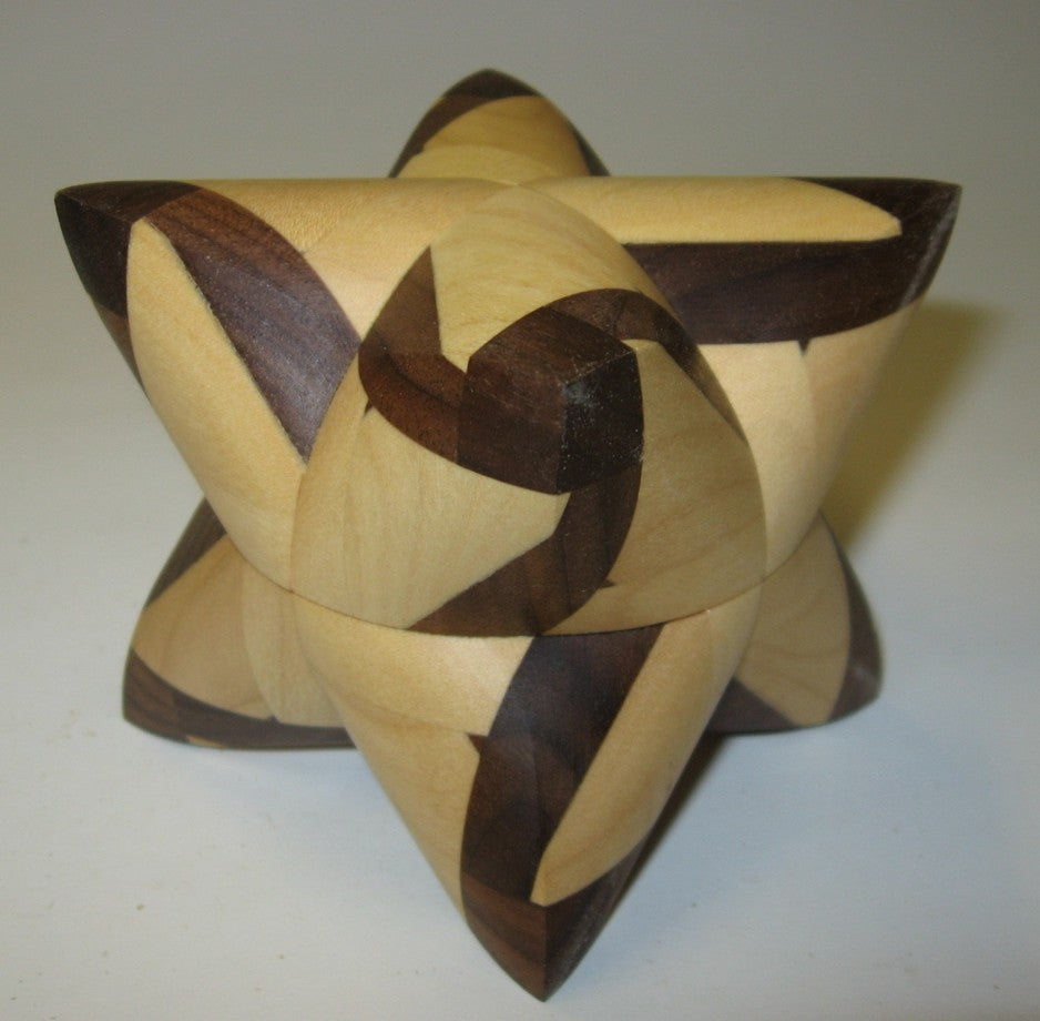 Dual Tetrahedron 19 Interlocking Puzzle MW
