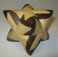 Dual Tetrahedron 19 Interlocking Puzzle MW