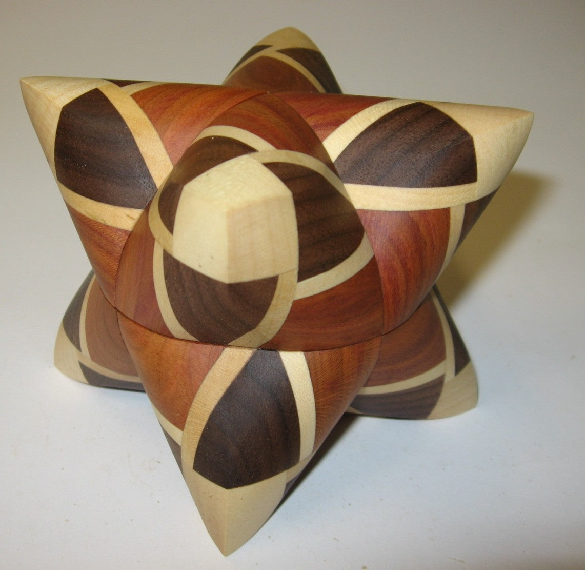 Dual Tetrahedron 09 Interlocking Puzzle