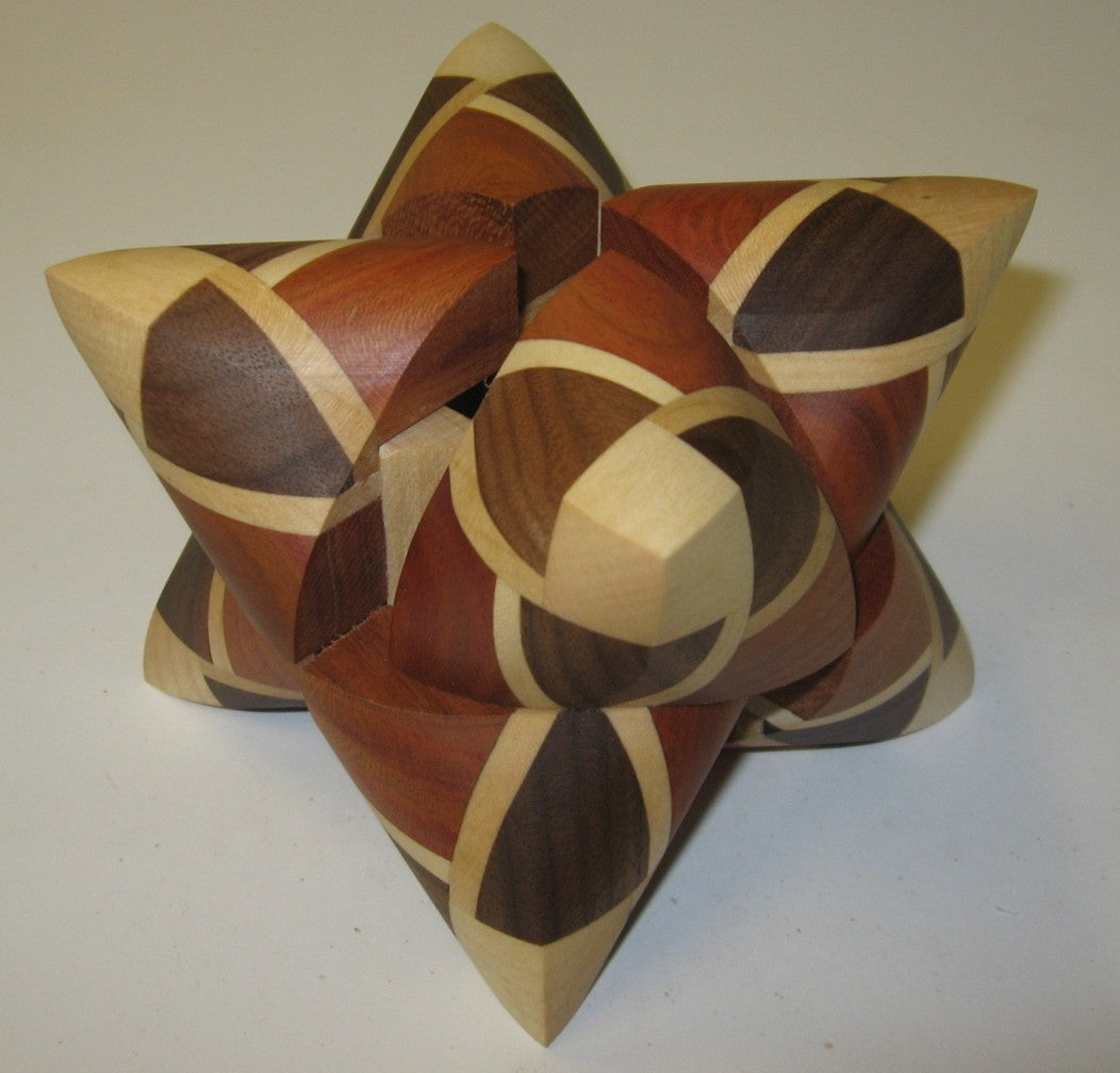 Dual Tetrahedron 09 Interlocking Puzzle