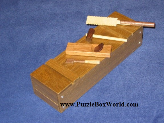 Japanese Toolbox Puzzle Box by Tatuo Miyamoto