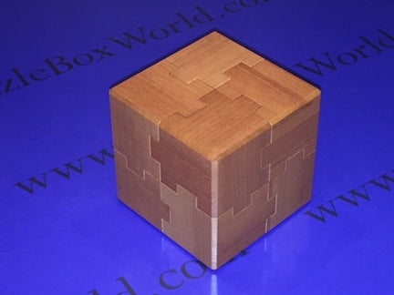 Jigsaw Cube Japanese Puzzle Box by Hideaki Kawashima