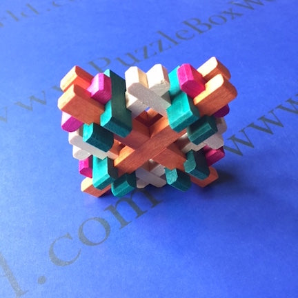 20 Piece Japanese Flower Kumiki Puzzle