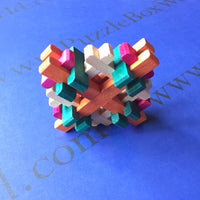 20 Piece Japanese Flower Kumiki Puzzle