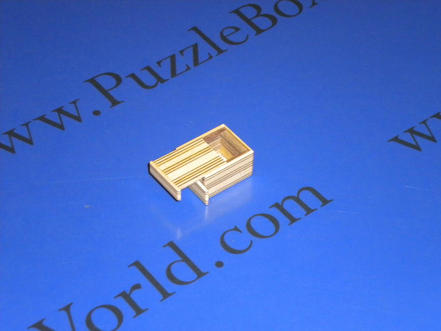 TINY Mame 2 Step MUKU Striped Japanese Puzzle Box A