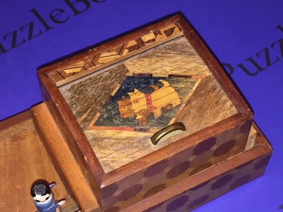 Vintage Japanese Cigarette Dispenser (Sliding Box)