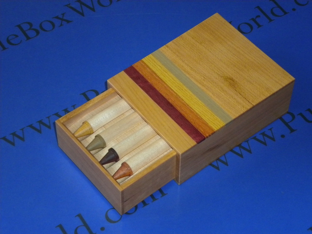 Organize Crayons Japanese Puzzle Box by Hideaki Kawashima