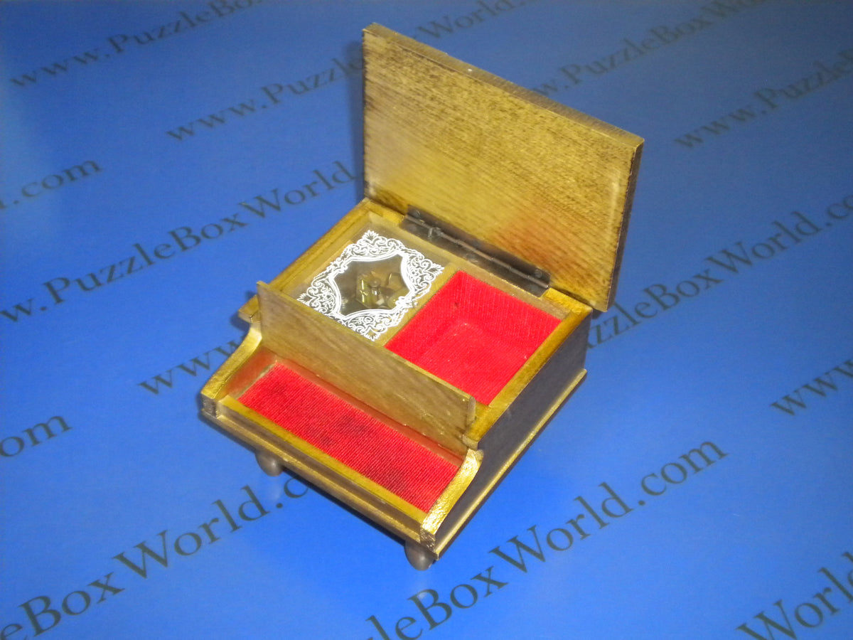 Vintage Japanese Piano Music Box (NOT A PUZZLE)