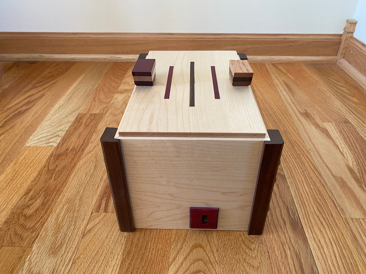 Side Swiper Puzzle Box crafted by Ryan Hughbanks