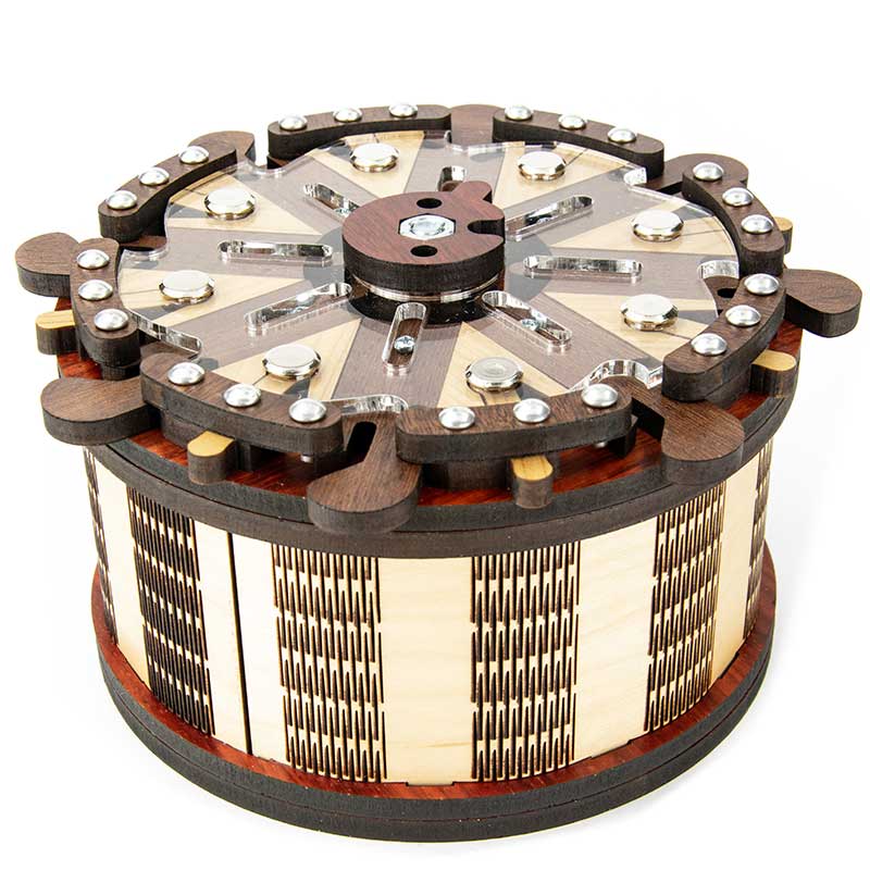 Steurrad German Trick Puzzle Box