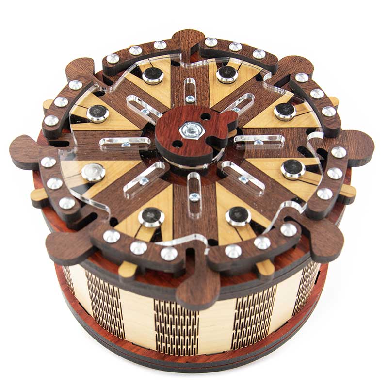 Steurrad German Trick Puzzle Box