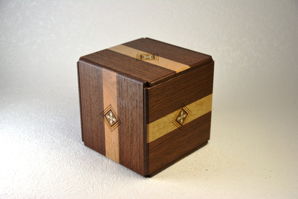 324 Step Yosegi Zougan B Super Cubi Japanese Puzzle Box