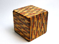 324 Step Yosegi MUKU LR Super Cubi Japanese Puzzle Box