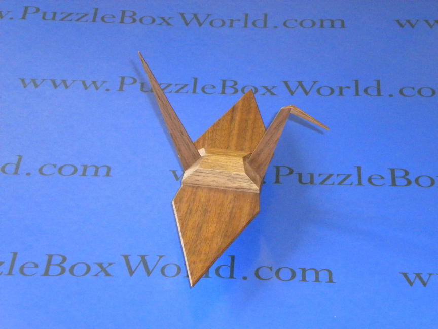Crane Japanese Puzzle Box by Akio Kamei