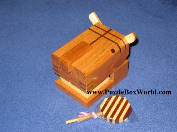The Tiger of Carboholic Japanese Trick Puzzle Box