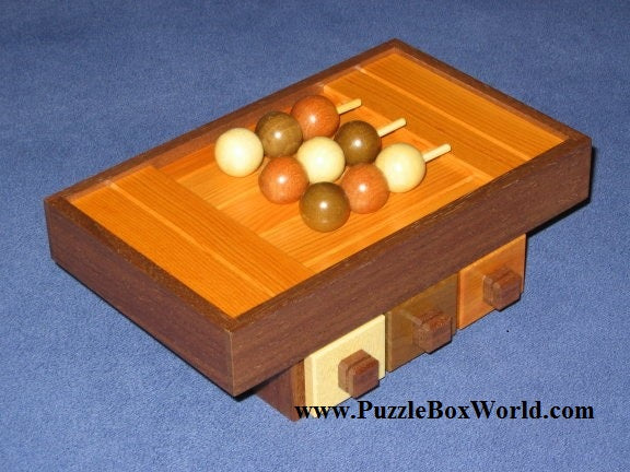 Three Color Dango Japanese Puzzle Box