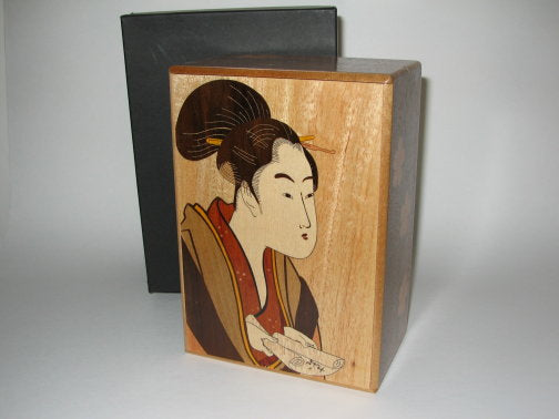 6 Sun 27 Step Utamaro Japanese Puzzle Box