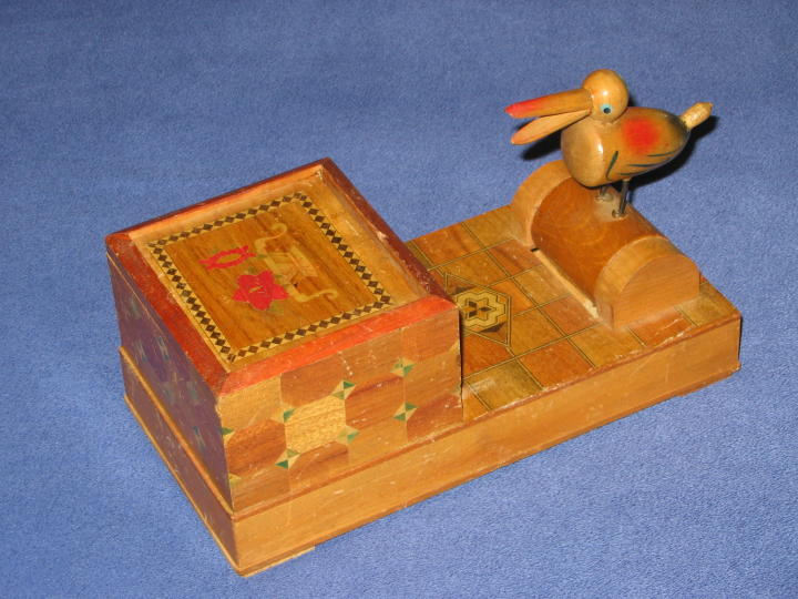 Vintage Japanese BIRD Cigarette Dispenser