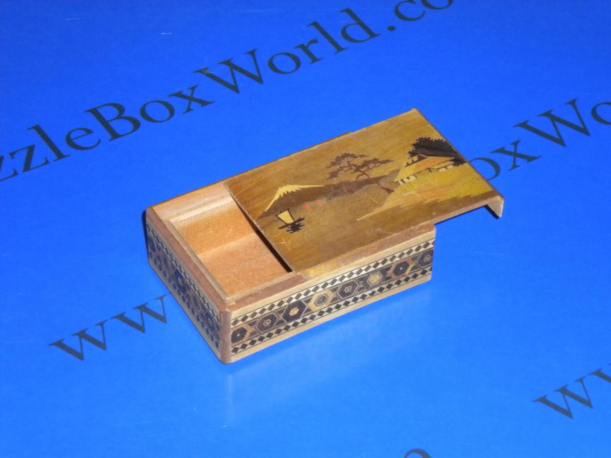 Vintage Rare 2 Step Japanese Puzzle Box