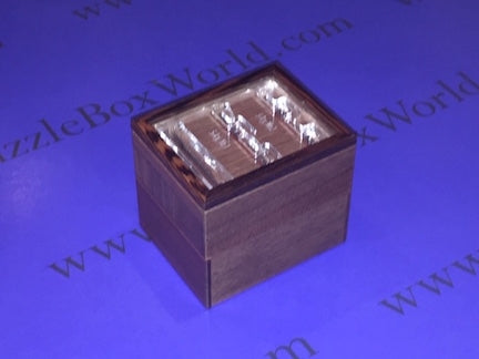 Visible 5-Ary Drawer (Quinary) Japanese Puzzle Box by Hiroshi Iwahara