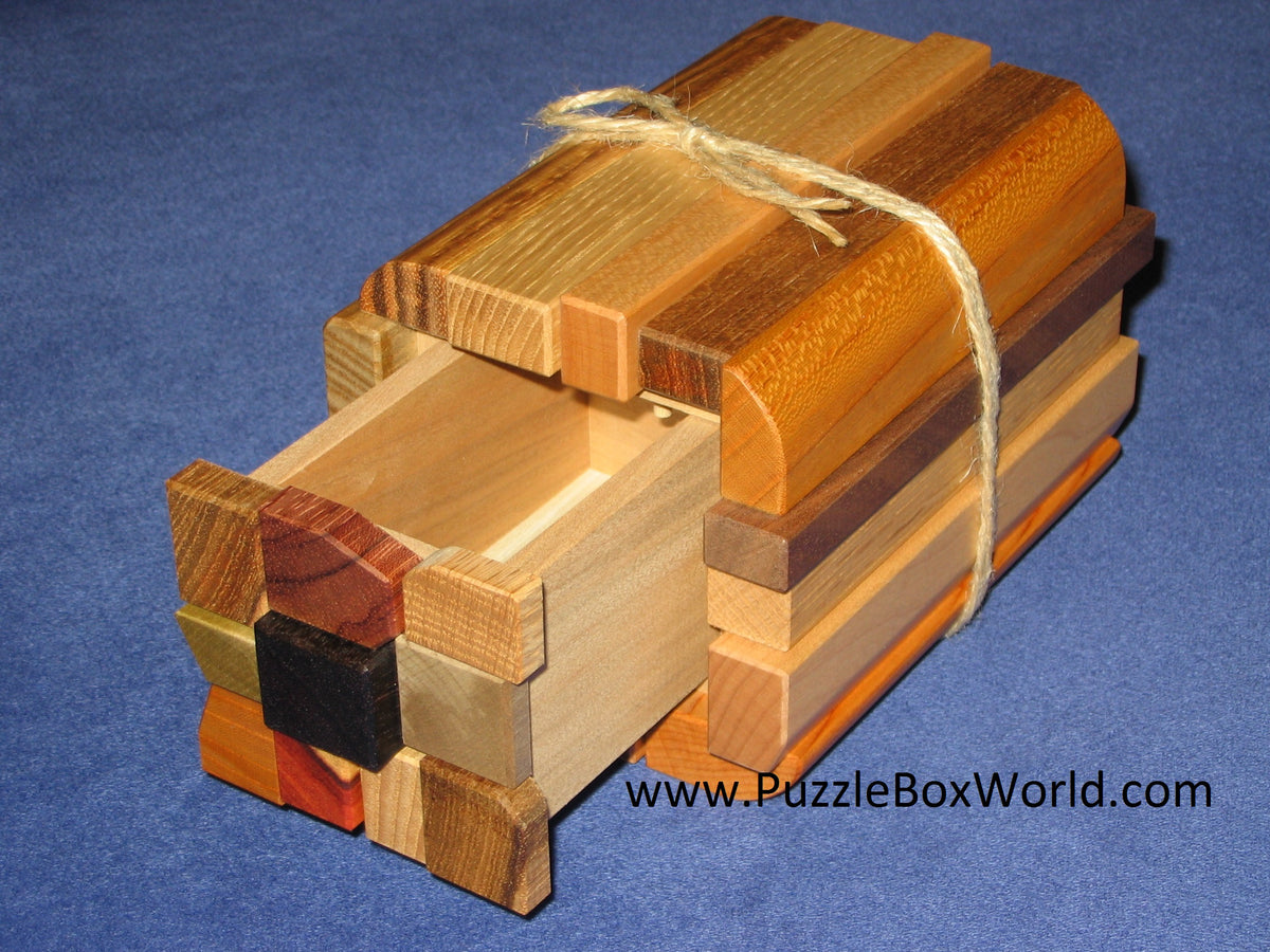 Firewood Japanese Puzzle Box by Hiroshi Iwahara