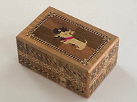 Vintage 4 Sun 4 Step Sansui Zougan Musical Hidden Drawer Japanese Puzzle Box