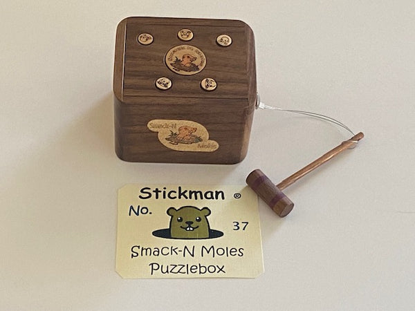 Smack-N Moles Puzzle Box #37 by Robert Yarger (Stickman Puzzles)