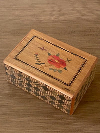 Vintage 5 Sun 35 + Step Sansui Zougan Japanese Puzzle Box